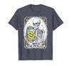 Tarot Card Skeleton Halloween Ades.shirt The Pickles Tarot Card Skeleton Canning Season Gardener T-Shirt - Heather Blue