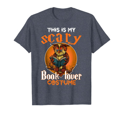 Scary Halloween Costumes This is My Scary Book Lover Halloween Costume for Men Women T-Shirt