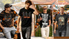 CAZYCHILD Halloween Shirts for Men Funny Halloween Pumpkin Shirt Dancing Skeleton Tee - size chart