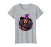 Dachshund Lovers Halloween Costume Cute Witch Funny Dachshund Halloween Costume Dog Lover T-Shirt - Heather Grey