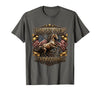 Mademark Horses Over Everything Equestrian Design T-Shirt - Men - Asphalt Grey