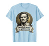 Mademark White Boy of the Year Middle Name Is Mediocre T-Shirt - Men - Baby Blue