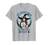 CCHT Dialysis Technician My Broom Broke So Now I'm a CCHT Dialysis Tech Halloween T-Shirt - Heather Grey
