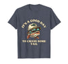 Funny Outdoor Anglers & Fisherman Designs Catch Fish and Laugh Hard with This Fishing Pun T-Shirt - Heather Blue