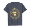 Mademark Zero Chill Maximum Monkey Fun Graphic Design T-Shirt - Men - Heather Blue