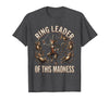 Mademark Ring Leader Of This Madness Circus Monkey Design T-Shirt - Men - Dark Heather Grey