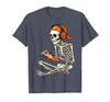 Halloween Skeleton Shirts for Gamers Men Boys Kids Halloween Skeleton Gamer Video Gaming Boys Men Kids Funny T-Shirt -