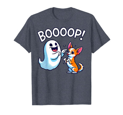 Funny Halloween Chihuahua Boop Funny Halloween Ghost Chihuahua Dog Boop Silly Puppy Humor T-Shirt