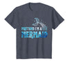 Funny Lazy Halloween Costumes & Halloween Shirts Pretend I'm A Mermaid Lazy Funny Mermaid Halloween Costume T-Shirt -