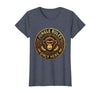 Mademark Monkey Jungle Rules Only Here Graphic Design T-Shirt - Women - Heather Blue