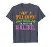 Halloween Nurse Shirts For Women Scrub Costumes Spell Just Kidding Haldol Funny Nurse Halloween RN ICU Women T-Shirt -