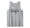 Queer & Gay Body Builder Daddy Bear Muscle Jock Funny Gay Men's Muscle Gym Bro - Protein Shake Brotein Tank Top - Heather Grey
