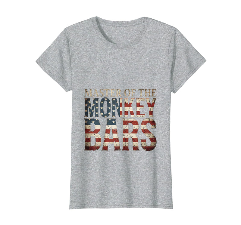 Mademark Master of the Monkey Bars 5th Grade Design T-Shirt - Women - Heather Grey