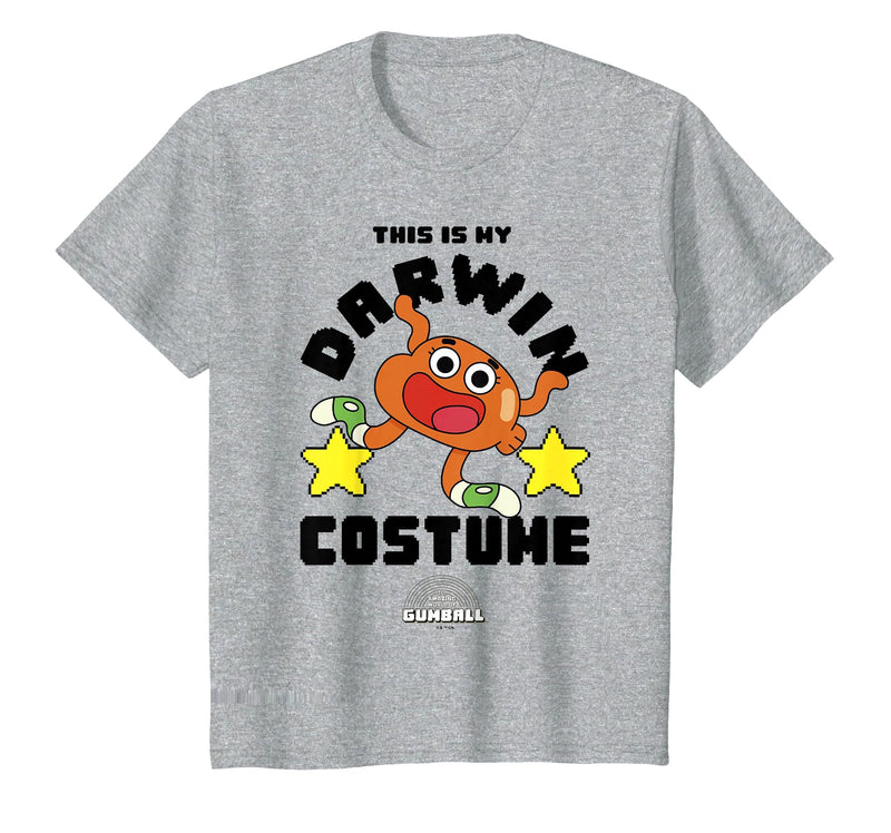 The Amazing World of Gumball This is My Darwin Costume T-Shirt - Heather Grey