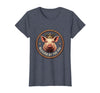 Mademark Blessed by the Pig Funny Farm Animal Design T-Shirt - Heather Blue