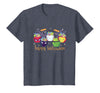 Marvel Halloween Avengers Themed Candy Buckets Retro T-Shirt - Heather Blue