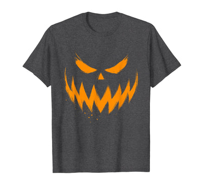 Vintage Jack o Lantern Halloween Tee Pumpkin Face Jack O Lantern Scary Carved Halloween Costume T-Shirt