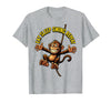 Mademark Eat Sleep Swing Repeat Monkey Graphic Design T-Shirt - Men - Heather Grey