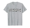 Cow Pattern Print Family Matching Birthday Shirts Cow Grandpa Birthday Family Matching Fathers Day Boy Girl T-Shirt -