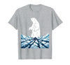 Mademark True North VBS Polar Bear Arctic Ice Design T-Shirt - Heather Grey