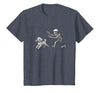Funny Halloween Dog Lovers Gift Tees Skeleton Dogs Funny Skeleton Chasing Goldendoodle Dog Halloween Dogs Lover T-Shirt -