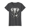 Mademark Mama Elephant and Baby Graphic Tee T-Shirt - Women - Dark Heather Grey