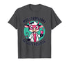 Mademark Moo Laboratory Results Positive Cow Design T-Shirt - Dark Heather Grey