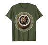 Mademark Cozy Monkey Curled in a Coconut Shell T-Shirt - Men - Olive Green