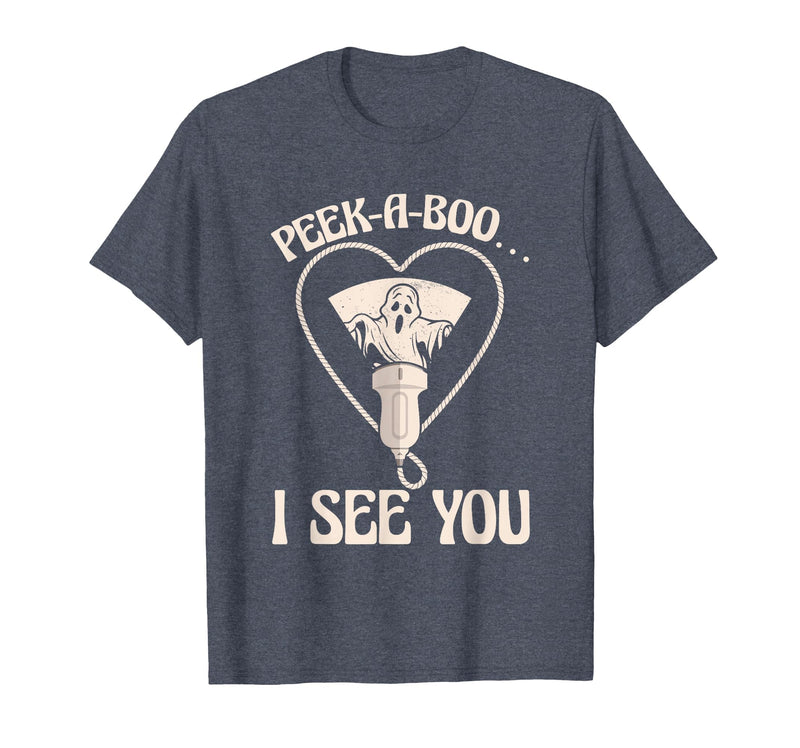Ultrasound Tech Halloween Spooky Sonographer Gift Ultrasound Tech Xray Technician Spooky Sonographer Halloween T-Shirt -