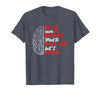 My Brain Tried To Kill Me But I Won Tee My Brain Tried to Kill Me But I Won T-Shirt - Heather Blue