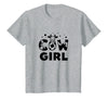 Mademark Cow Girl Moo-tiful Cows For Women Farm Lover Gift T-Shirt - Heather Grey