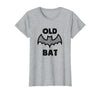 Funny Halloween tees for men and women Vintage Old Bat tee for Halloween and Birthdays T-Shirt - Heather Grey