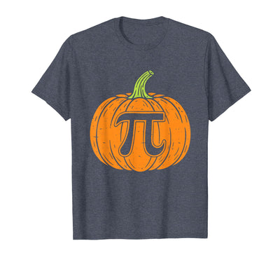 Halloween Tees Women Men Kids Pumpkin Pi Symbol Funny Math Nerd Spooky Halloween Pi Day T-Shirt
