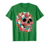 TS - SHOP - Kitty Skeleton Halloween Costume Idea Cat Skull - Kitty Skeleton Halloween Costume Idea T-Shirt - Kelly Green