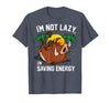 Disney Lion King Lazy Pumbaa Graphic T-Shirt T-Shirt - Heather Blue