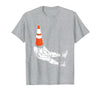 Halloween Shirts Traffic Cone Men Women Kids Traffic Cone Halloween Costume Funny Lazy Men Women Kids T-Shirt - Heather Grey