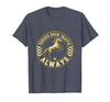 Mademark Horses Over Traffic Always Equestrian Design T-Shirt - Men - Heather Blue