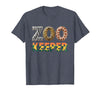 Zoo Keeper Costume Adult Party Safari Zookeeper Zoo Keeper Costume Adult Halloween Party Safari Zookeeper T-Shirt - Heather