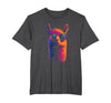 Llama Tee Funny Llama for Animal Lovers Funny Llama with Sunglasses Colorful No Drama Animal Graphic T-Shirt - Dark Heather Grey