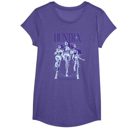 Kpop Demon Hunters Halloween Huntrix What It Sounds Like T-Shirt - Purple Heather