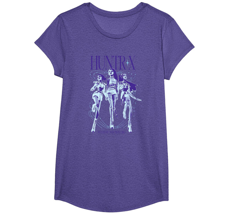Kpop Demon Hunters Halloween Huntrix What It Sounds Like T-Shirt - Purple Heather