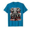 Mademark Elephant Mom Squad Cute Wildlife Design T-Shirt - Men - Sapphire Blue