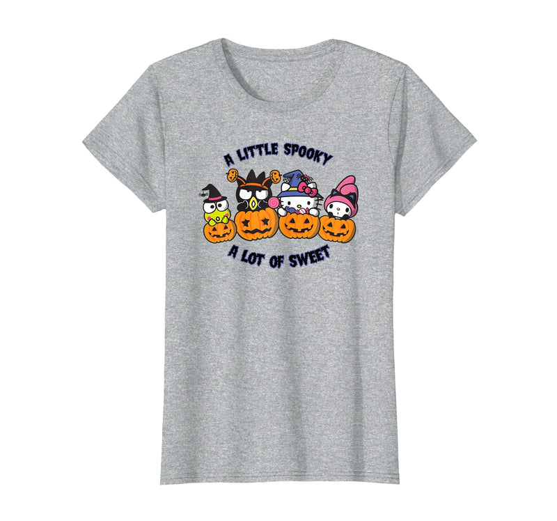 SANRIO Hello Kitty and Friends Halloween A Little Spooky T-Shirt - Heather Grey