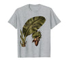Mademark Just Here for Bananas Funny Monkey Design T-Shirt - Men - Heather Grey