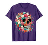TS - SHOP - Kitty Skeleton Halloween Costume Idea Cat Skull - Kitty Skeleton Halloween Costume Idea T-Shirt - Purple