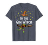Matching Witch Halloween Costumes by Foxio Im the Gigi Witch Halloween Matching Group Costume T-Shirt - Heather Blue