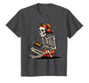 halloween skeleton shirts for teen boys men kids Halloween Skeleton Gamer Video Gaming Funny Gaming Skeleton T-Shirt - Dark