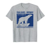 Svalbard T-Shirt Co. Svalbard Norway Polar Bear T Shirt Spitsbergen Longyearbyen T-Shirt - Heather Grey