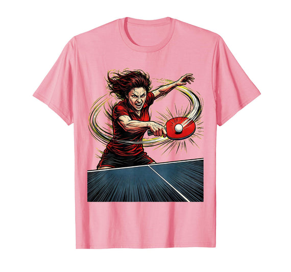 Mademark Men's Ping Pong Domination Graphic Tee T-Shirt - Pink