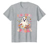 4th Birthday Party Halloween Costume Four Ever Spooky Halloween 4Th Birthday Party Decorations T-Shirt - Heather Grey